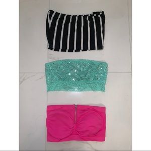 Set of Three Bandeaus